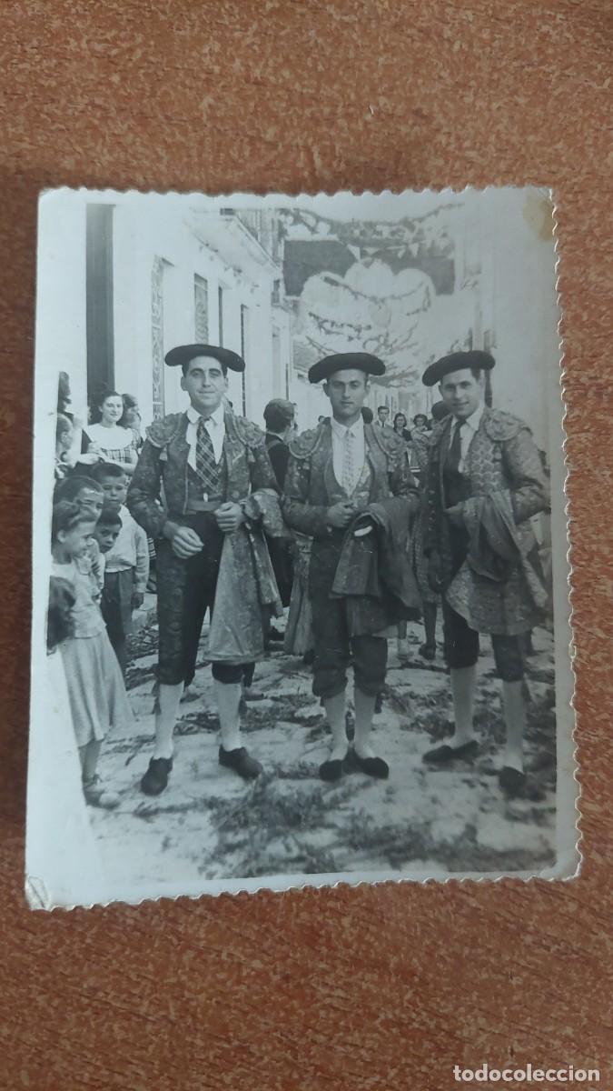 Fotograf&iacute;a antigua: Foto toreros en Valencia