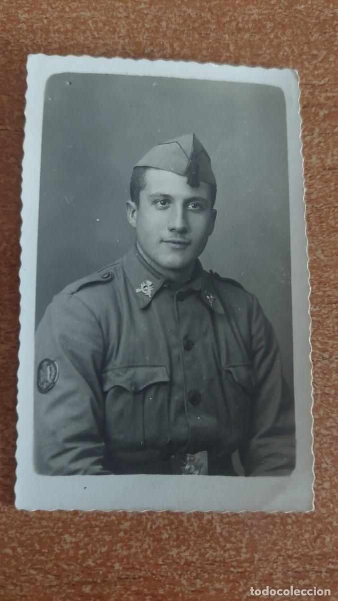 Alte Fotografie: Foto militar cuerpo ej&eacute;rcito Navarra Infanter&iacute;a