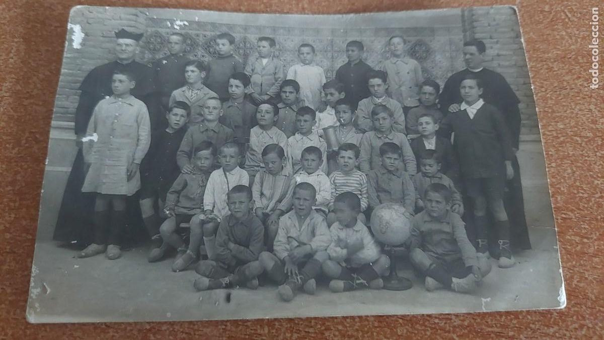 Alte Fotografie: Foto postal curso escolar Castell&oacute;n 1927