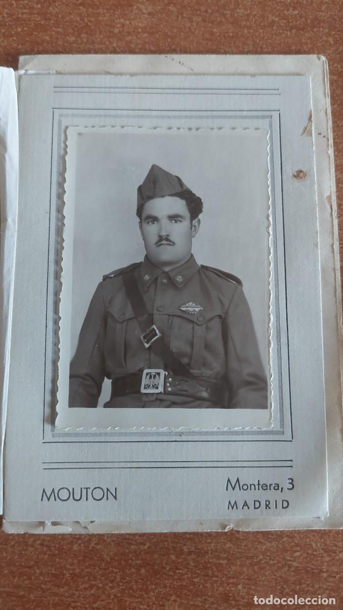 Fotograf&iacute;a antigua: Foto soldado de transporte Mouton Madrid