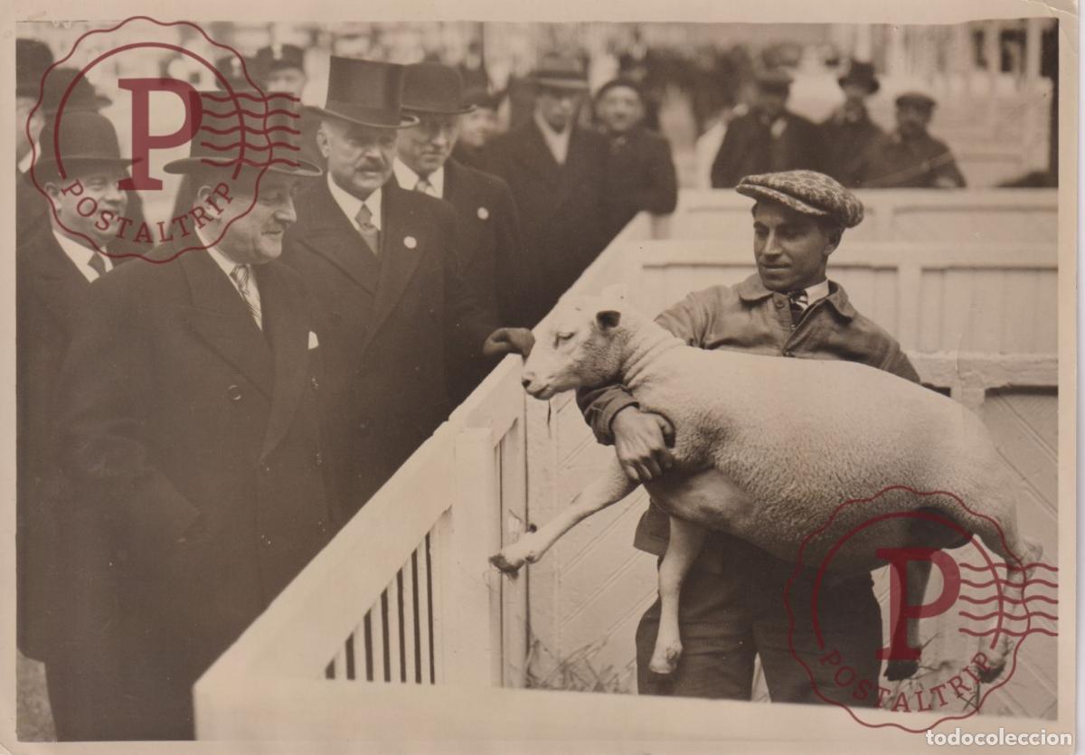 Fotografia antiga: m queille ministre agriculture 1939 21*15CM