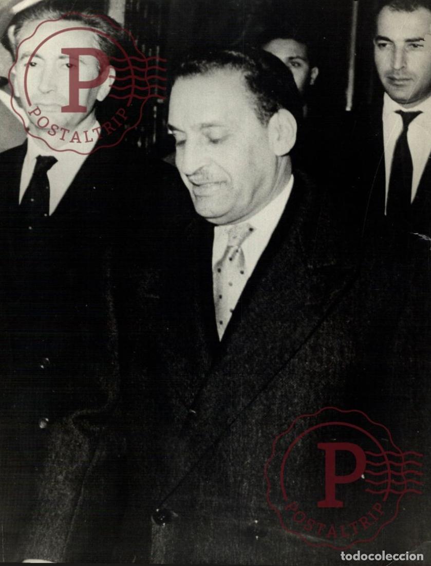 Fotografia antica: CASABLANCA FERHAT ABBAS MOSHAFI ARGELIA 30*21CM