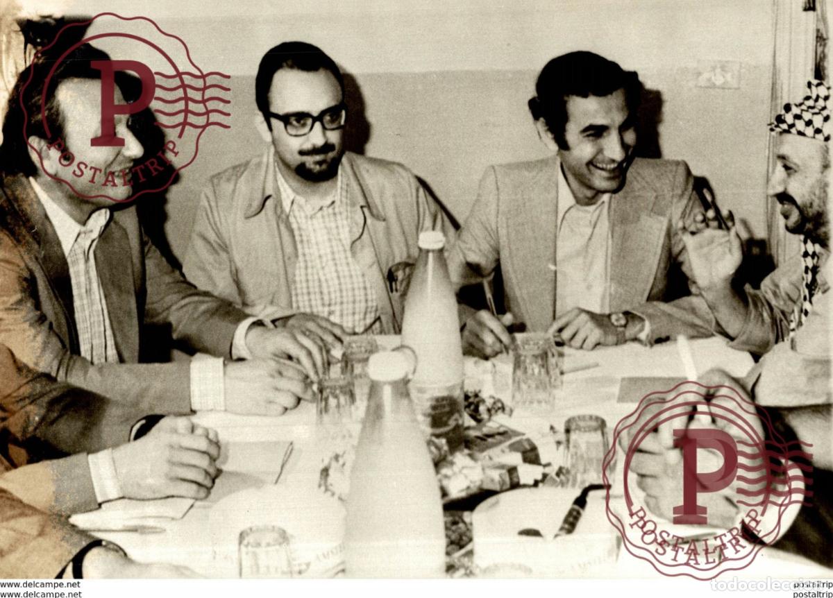 Antique Photography: Yasser ARAFAT activiste et homme d&eacute;tat palestinien Leader du Fatah PALESTINE