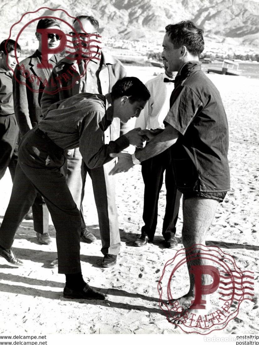 Fotografia antiga: Hussein bin Talal de Jordanie ARABIE MIDDLE EAST JORDAN ASIE