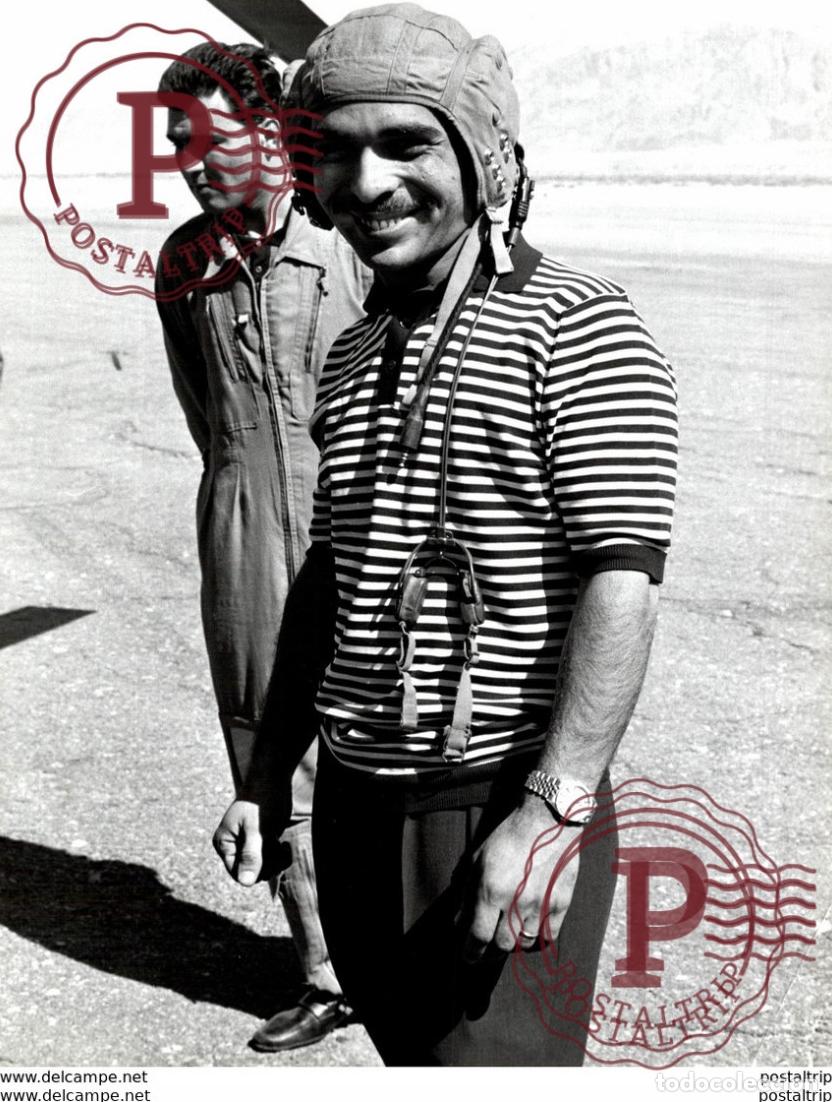 Fotografia antiga: Hussein bin Talal de Jordanie ARABIE MIDDLE EAST JORDAN ASIE
