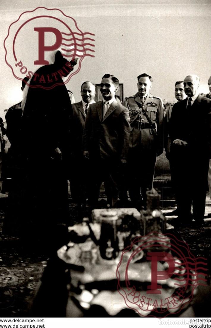 Fotografia antiga: Hussein bin Talal de Jordanie ARABIE MIDDLE EAST JORDAN ASIE