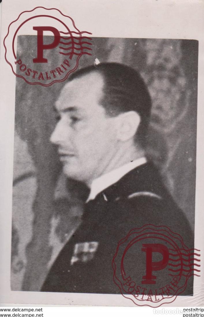 Fotografia antiga: LE DUC DE SPOLETO COMMANDANT DE LA FLOTTE ITALIENNE DAFRIQUE MASSAOUA
