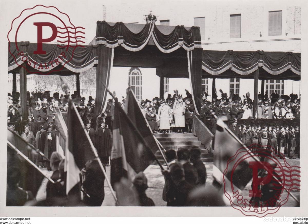 Antique Photography: ITALIA CELEBRA LA PRIMA VITTORIA DELLA NUOVA SUA STORIA IMPERIALE CASA MADRE MUTILATIED INVALIDI DI