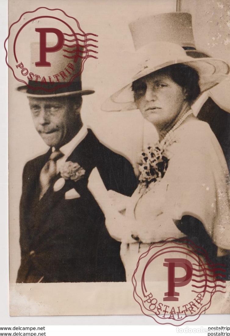 Antique Photography: LONDRES LA PRINCE DE GALLES PRINCE OF WALES EDOUARD VIII PRINCESSE JULIANA DE HOLLANDE 18*13CM