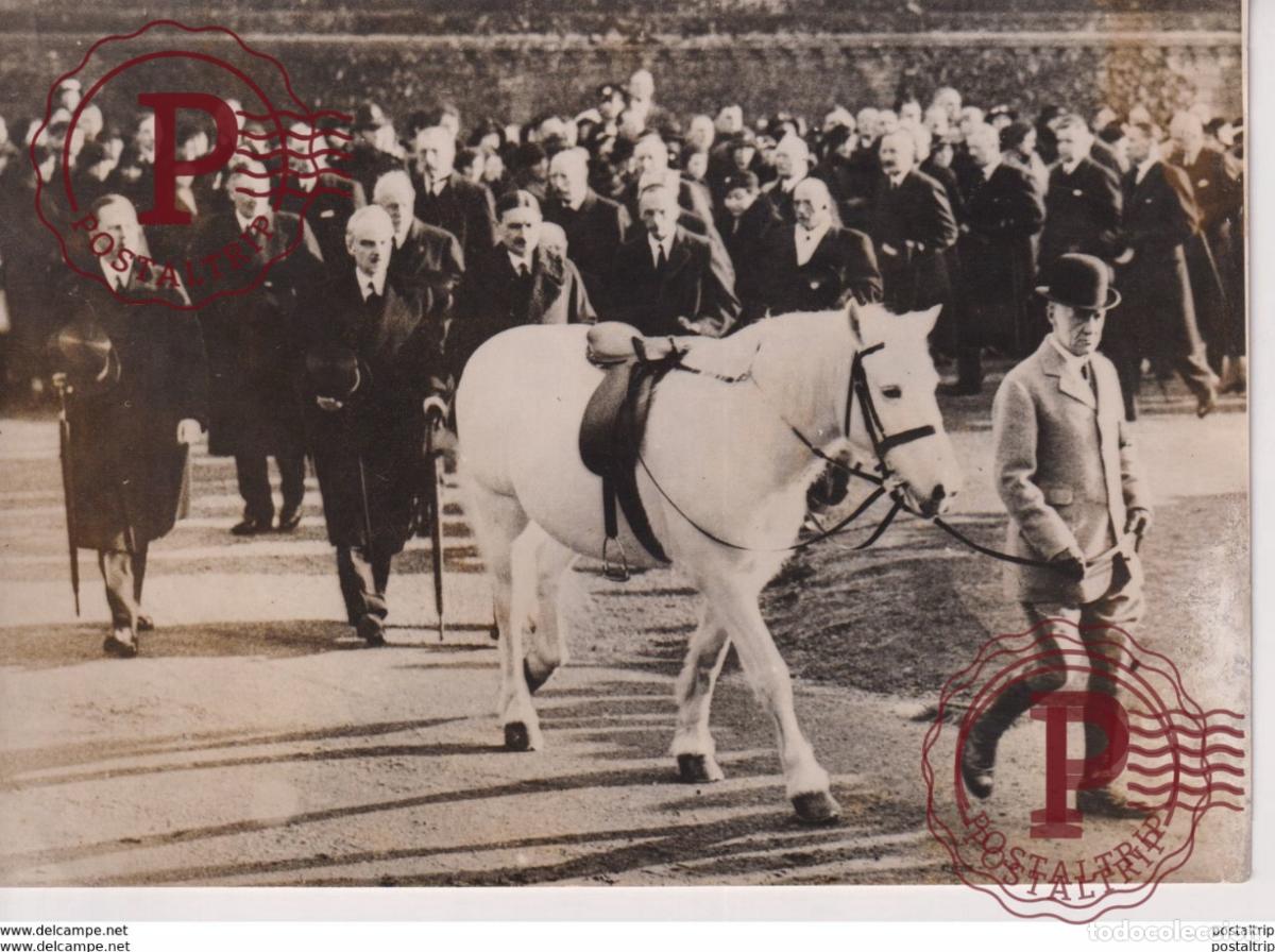 Antique Photography: SANDRINGHAM LE PONEY DU ROI GEORGE V 18*13CM