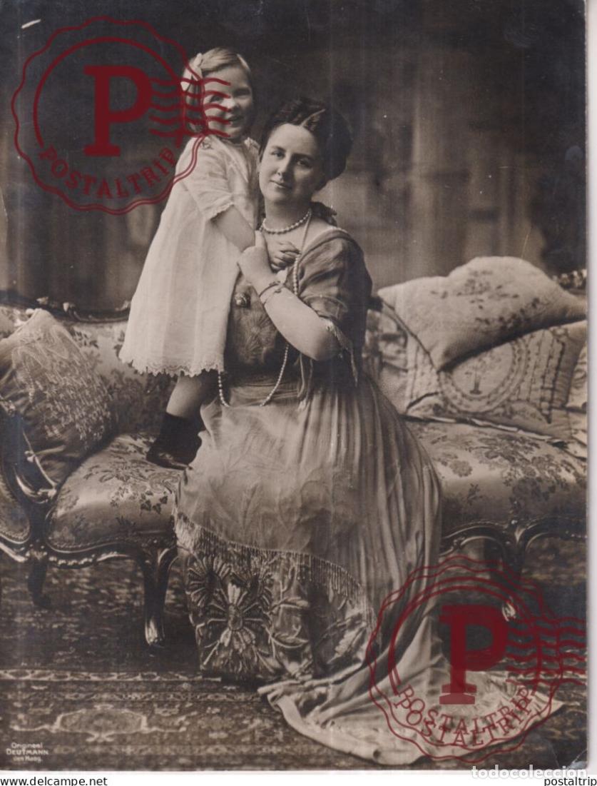 Fotograf&iacute;a antigua: REINE WILKELMINE JULIANA HOLLANDE NEDERLAND PHOTO H DEUTMANN DEN HAAG 21*16CM
