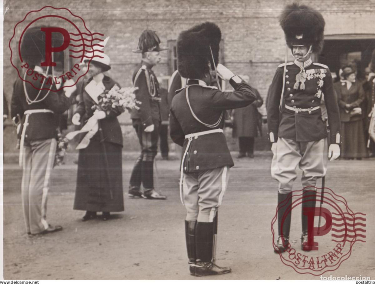 Fotografia antiga: SOUVERAINS DANAIS DENMARK A PARIS DANEMARK 22*17CM