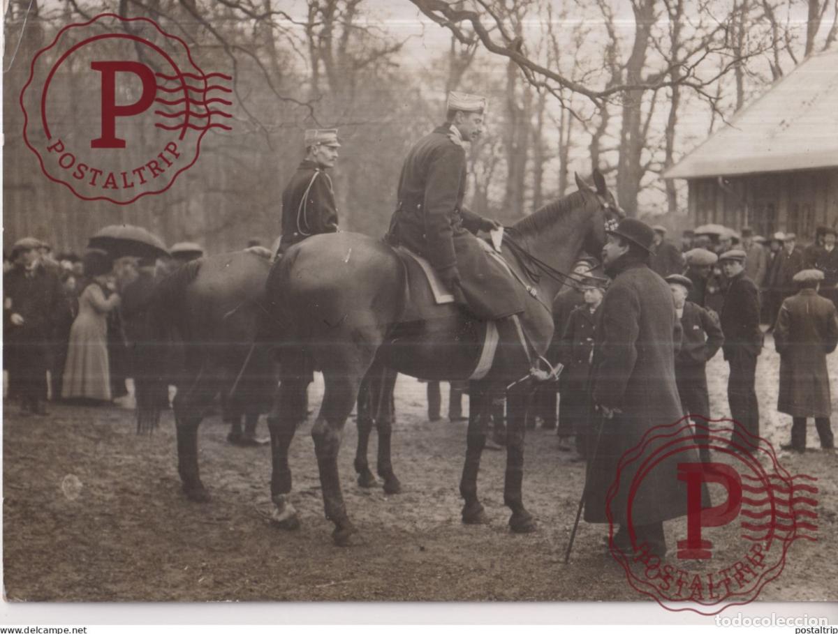 Fotografia antiga: SOUVERAINS DANAIS DENMARK A PARIS DANEMARK 22*17CM