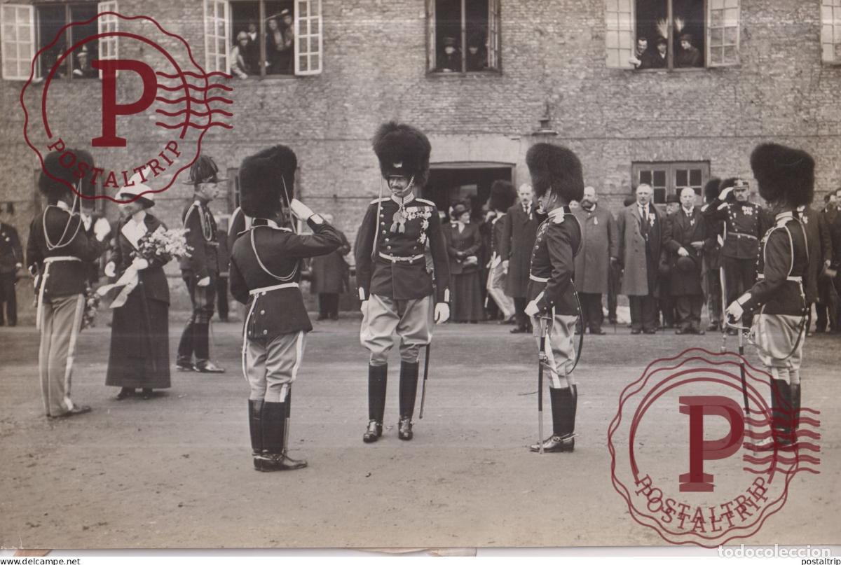 Fotograf&iacute;a antigua: OUVERAINS DANMARK DENMARK A PARIS 23*15CM
