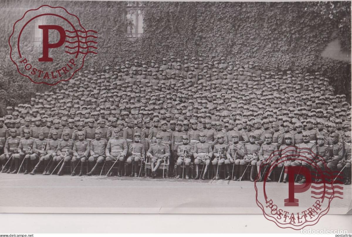 Fotograf&iacute;a antigua: ROI ALEXANDRE ROI YOUGOSLAVIE SOUS LIEUTENANTS 23*15CM