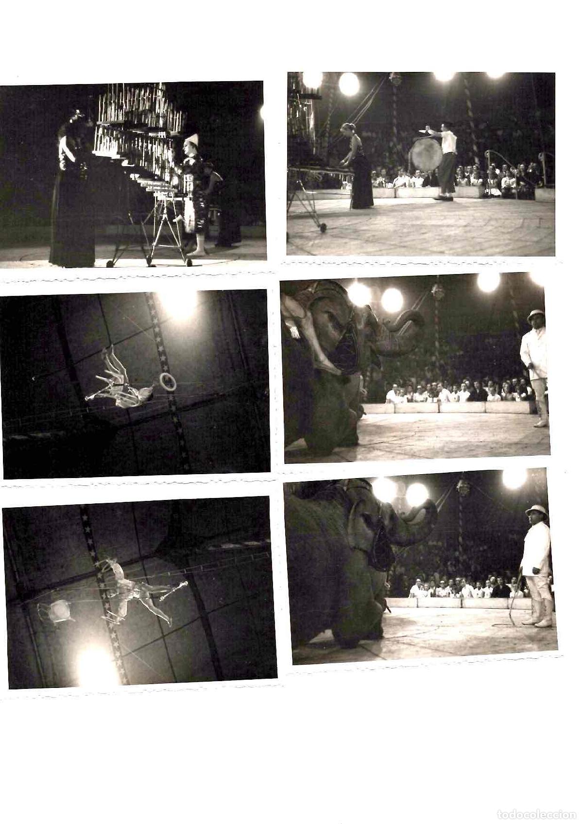 Fotograf&iacute;a antigua: LOTE 6 FOTOGRAFIAS CIRCO AMERICANO FIESTAS DE BILBAO, 19 DE AGOSTO DE 1954