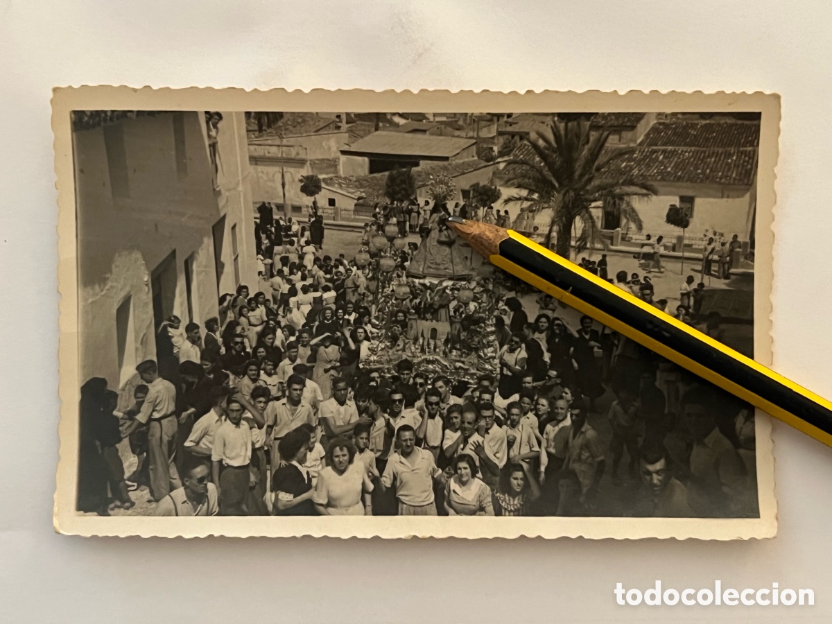 Fotograf&iacute;a antigua: NTRA SRA DE LOS DESAMPARADOS. LA GEPERUDETA Visita Benetuser.. foto Gimeno (h.1950?)