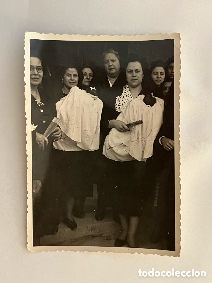 Fotograf&iacute;a antigua: BENETUSER (Valencia) Fotograf&iacute;a Domingo de Bautizos&hellip; Foto Gimeno (h.1950?)