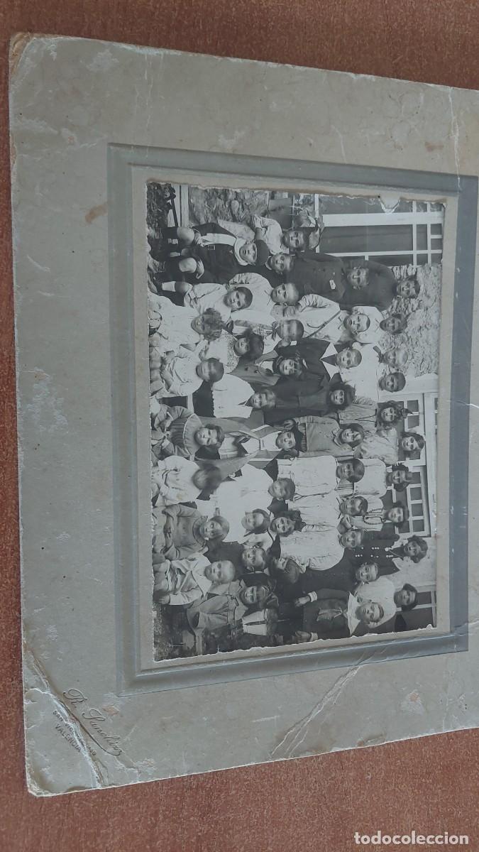 Fotograf&iacute;a antigua: Antigua foto escuela de ni&ntilde;os y ni&ntilde;as S&aacute;nchez Valencia a&ntilde;os 30