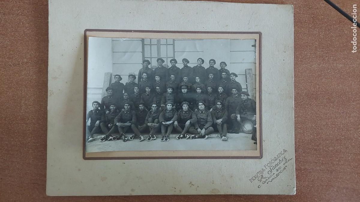 Fotograf&iacute;a antigua: Antigua foto Grupo de Ingenieros a&ntilde;os 30 Sanchis Valencia