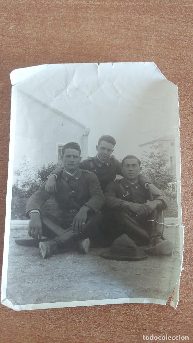 Fotograf&iacute;a antigua: Antigua foto Soldados de artiller&iacute;a a&ntilde;os 30
