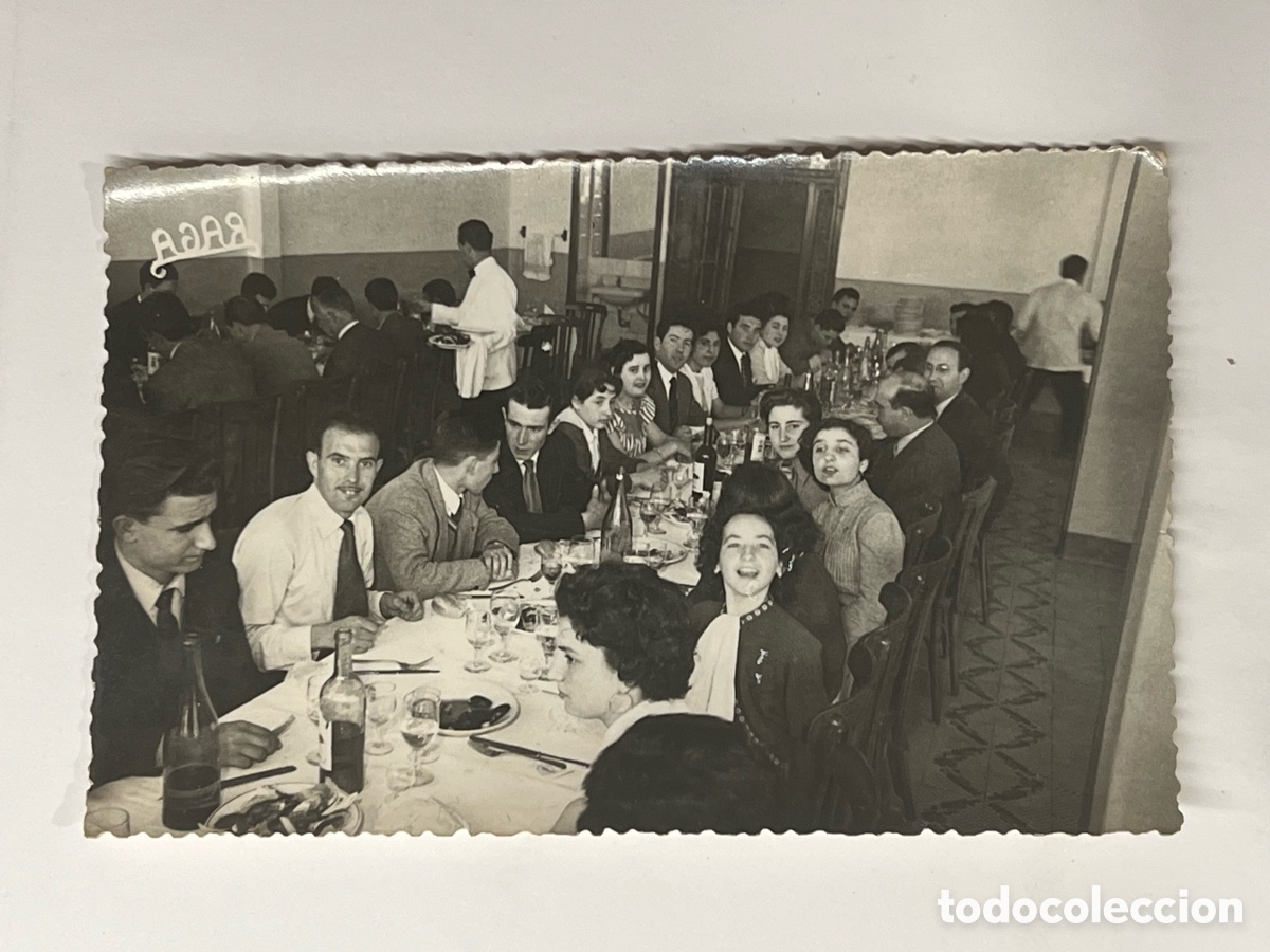 Fotograf&iacute;a antigua: VALENCIA. Fotografia Comida de empleados. Reuni&oacute;n de Empresa.. J. Raga, fot&oacute;grafo (a.1956)