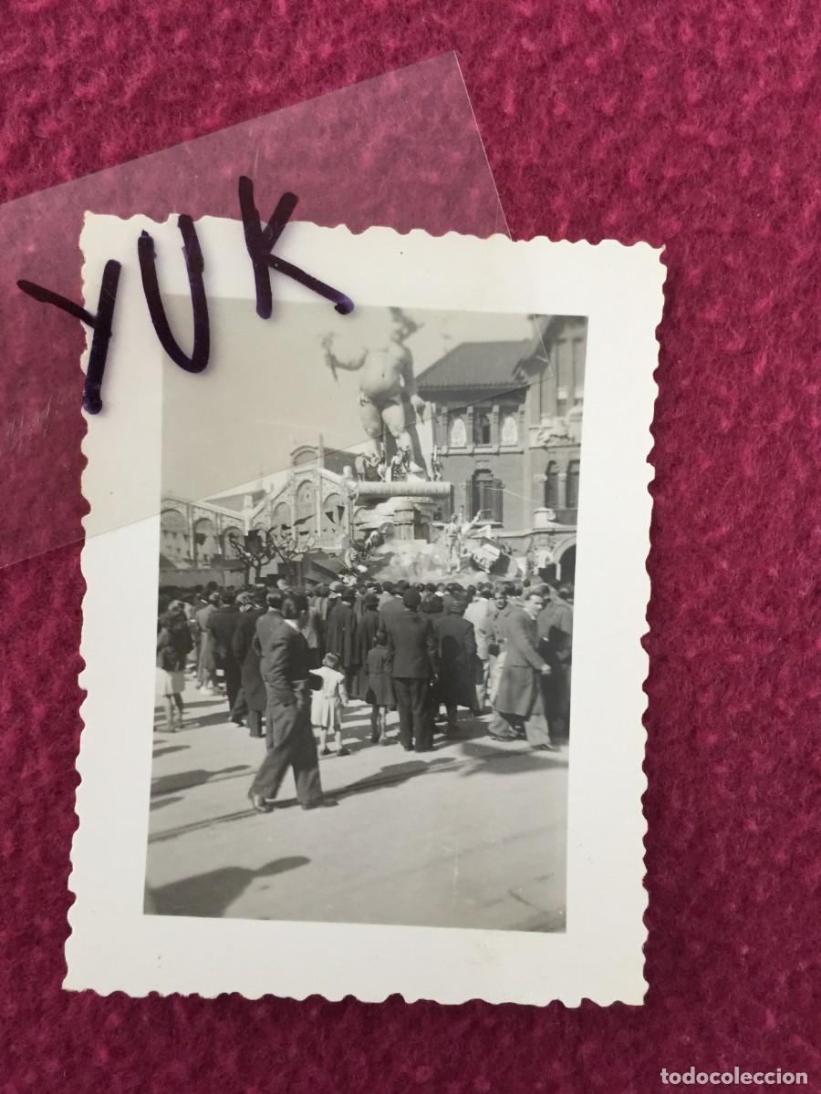 Fotograf&iacute;a antigua: FOTO FOTOGRAFIA DE LA FALLA DEL MERCADO CENTRAL - A&Ntilde;O 1946 --- FALLAS DE VALENCIA