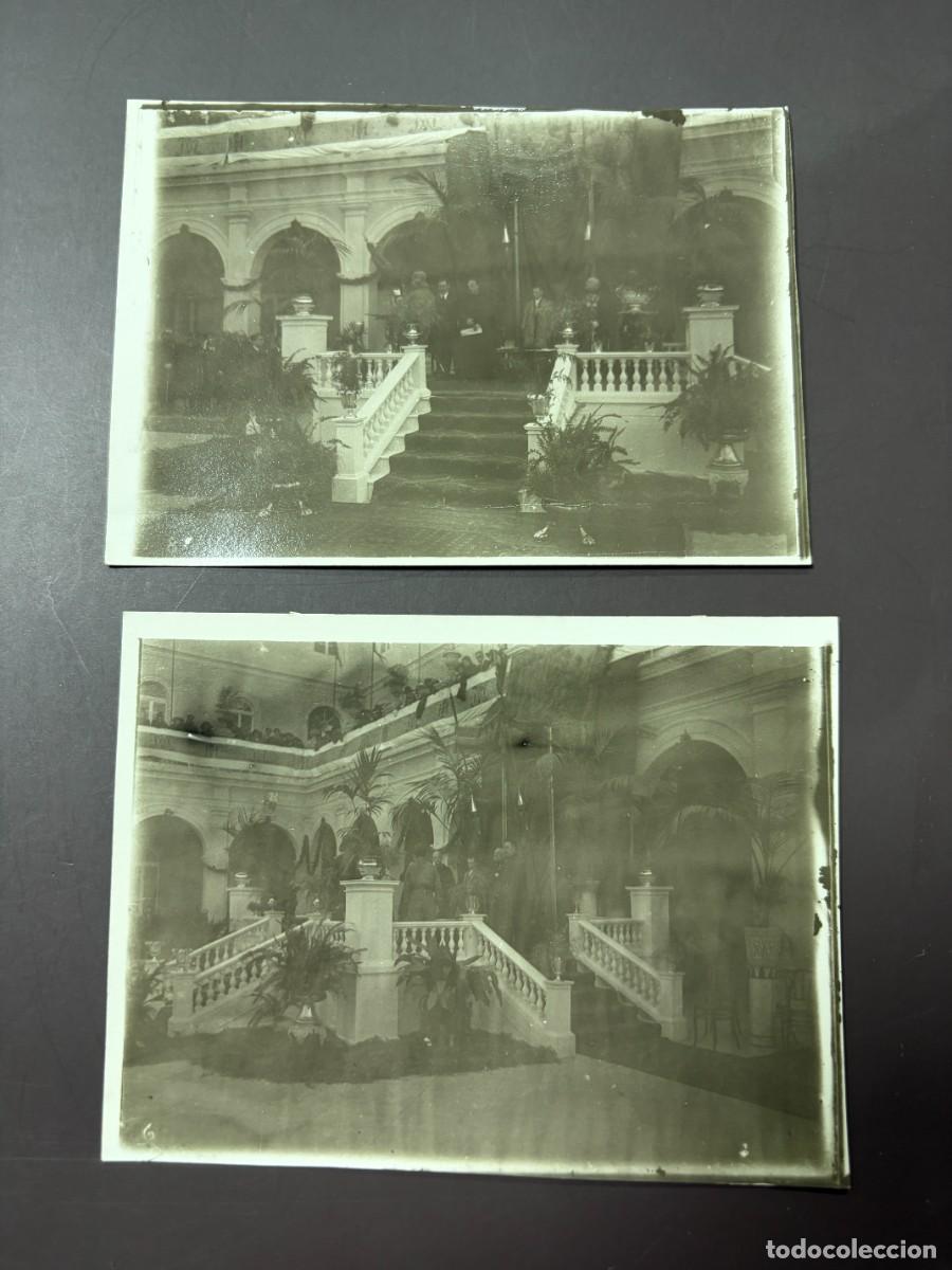 Fotograf&iacute;a antigua: 2 FOTOGRAF&Iacute;AS ANTIGUAS ACTO OFICIAL CONDE DE OSBORNE