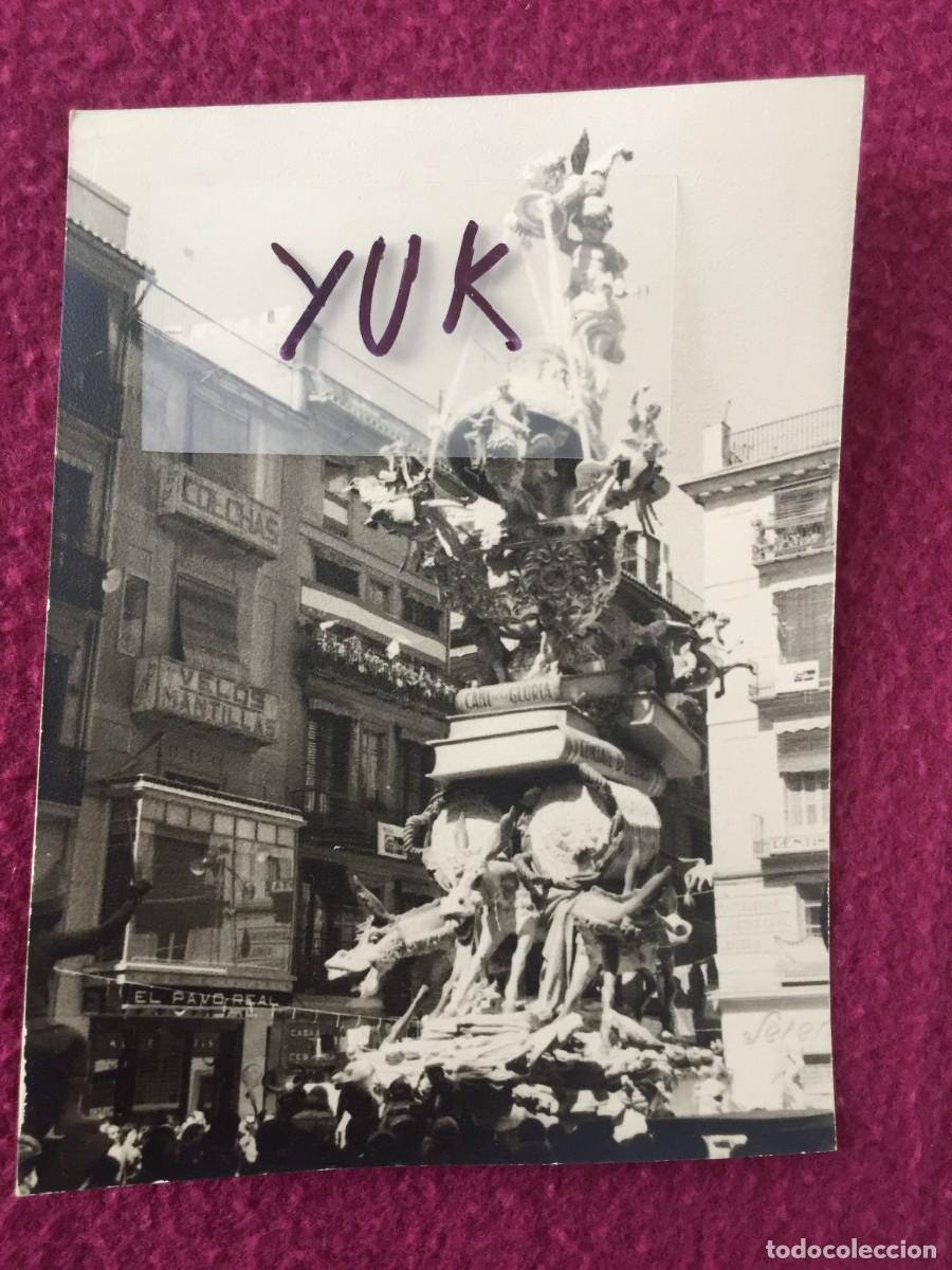 Alte Fotografie: FOTO FOTOGRAFIA DE LA FALLA DE LA PLAZA DE LA MERCED - 1966 - FALLAS DE VALENCIA