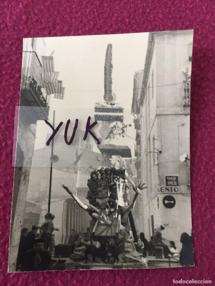 Alte Fotografie: BONITA FOTO FOTOGRAFIA DE LA FALLA RIPALDA - SOGUEROS DEL A&Ntilde;O 1966 - FALLAS VALENCIA