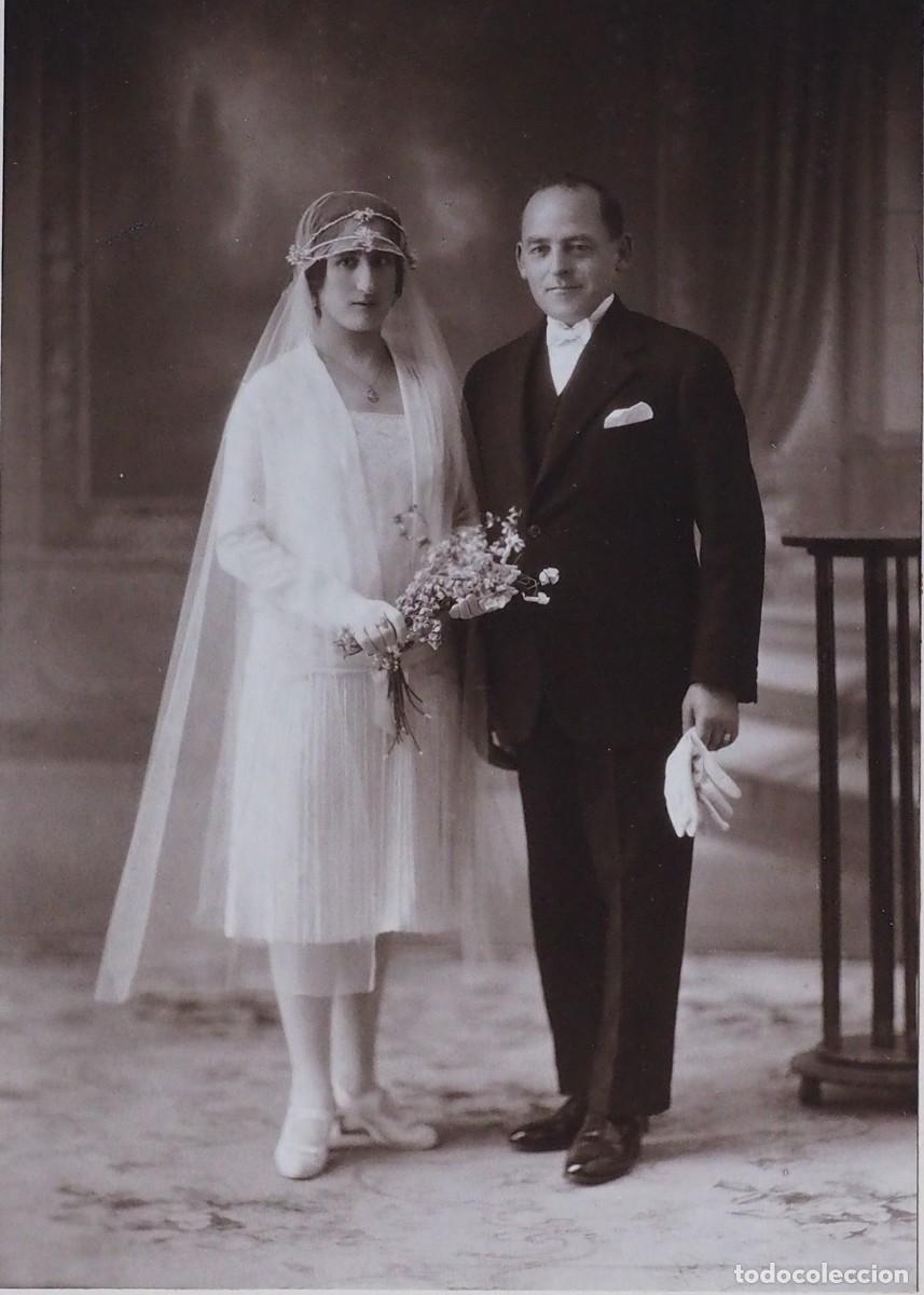 Fotograf&iacute;a antigua: ANTIGUA FOTOGRAF&Iacute;A DE NOVIOS: ART= STUDIO. TARRAGONA. A&Ntilde;OS 20