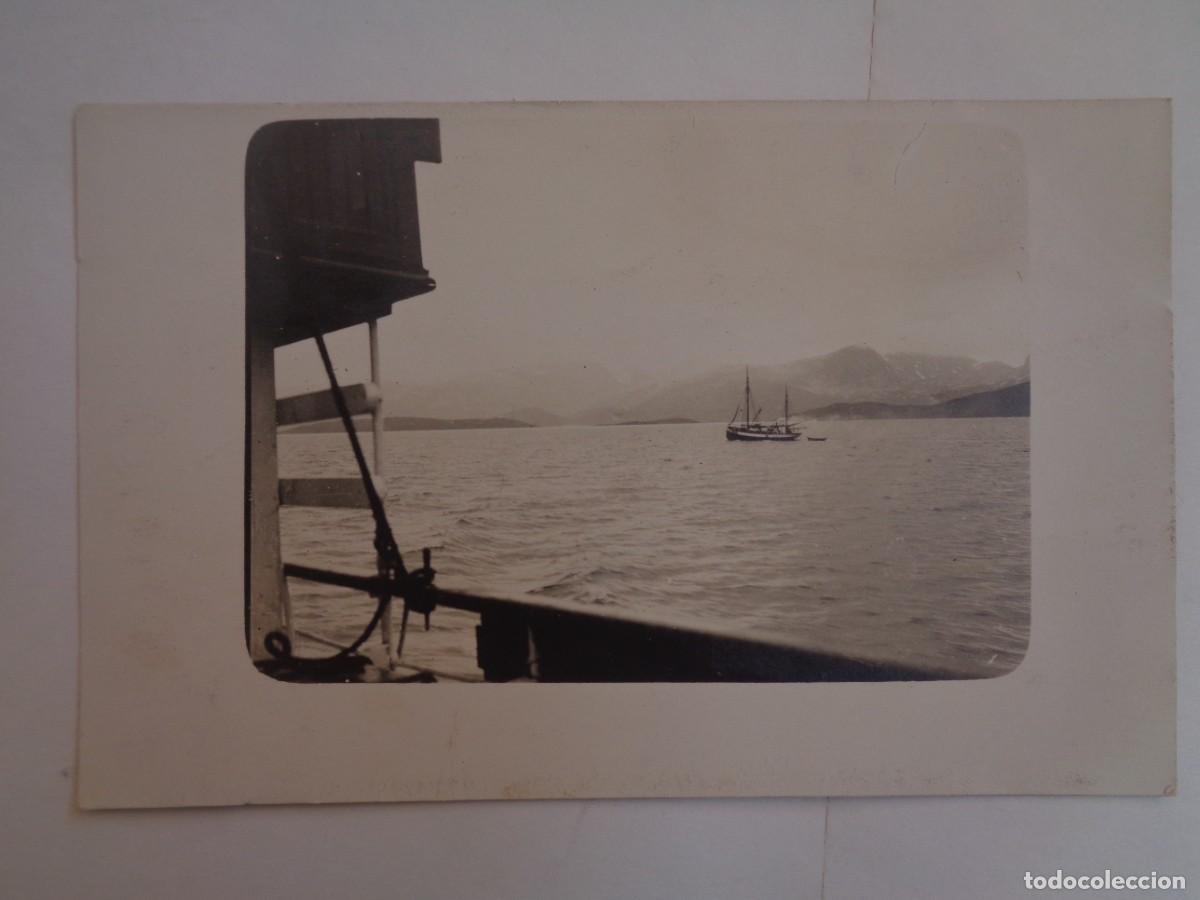 Fotograf&iacute;a antigua: FOTO DE BARCO POR LA COSTA DE FINLANDIA , 1922