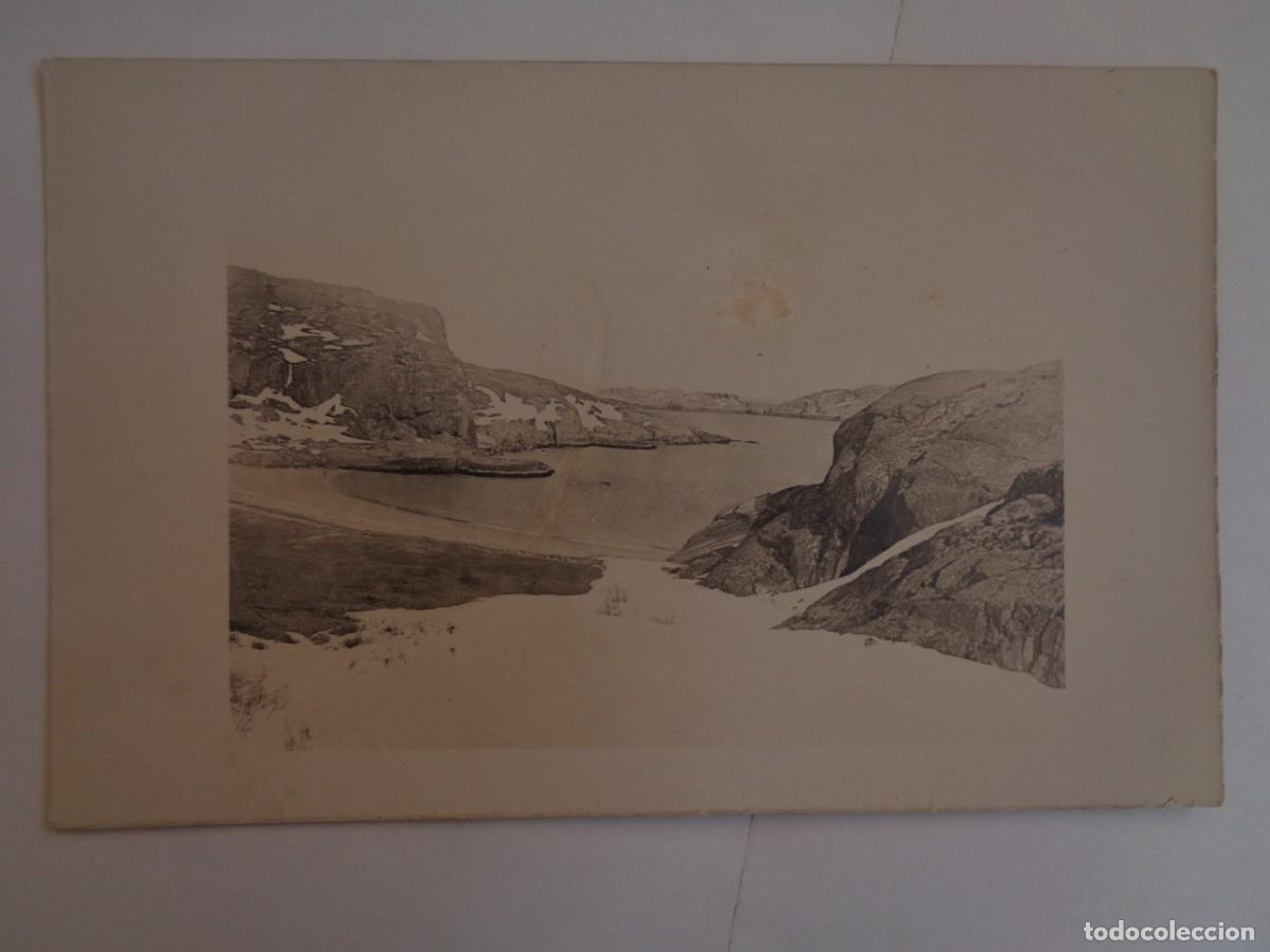 Fotograf&iacute;a antigua: FOTO DE UN FIORDO EN FINLANDIA , PRINCIPIOS DE SIGLO