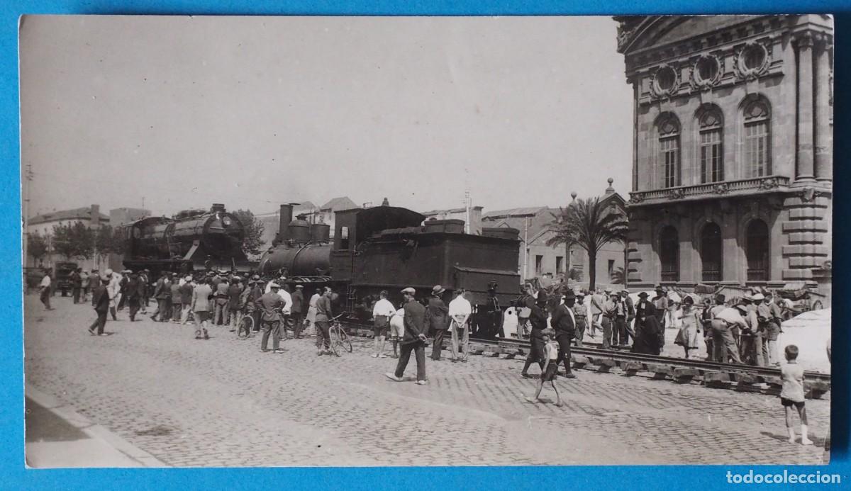 Fotograf&iacute;a antigua: ANTIGUA FOTOGRAF&Iacute;A DE TREN: FOTOS JOS&Eacute; M&ordf; SAGARRA. V&Iacute;A LAYATANA. BARCELONA