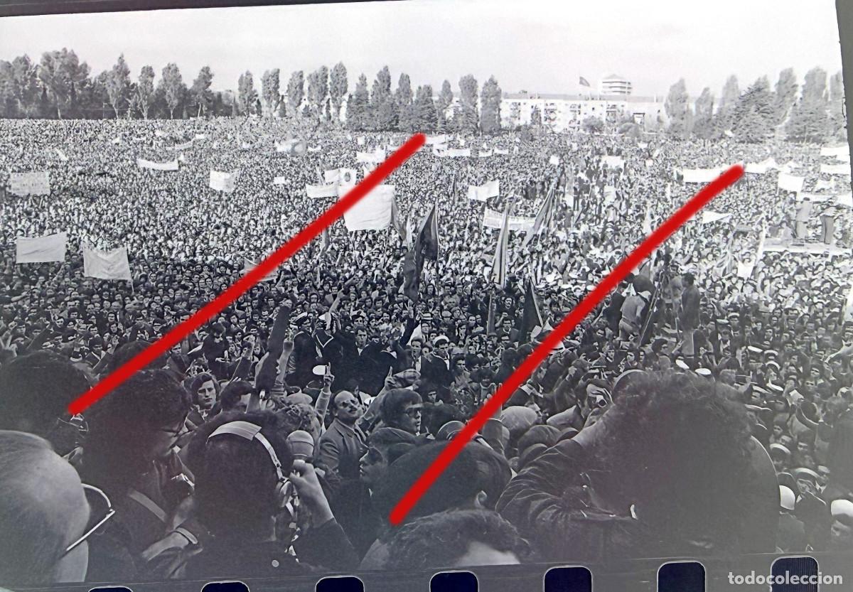 Fotograf&iacute;a antigua: Revoluci&oacute;n de los Claveles Portugal - A Revolu&ccedil;&atilde;o dos Cravos - Negativo de Celuloide - Fotograf&iacute;a