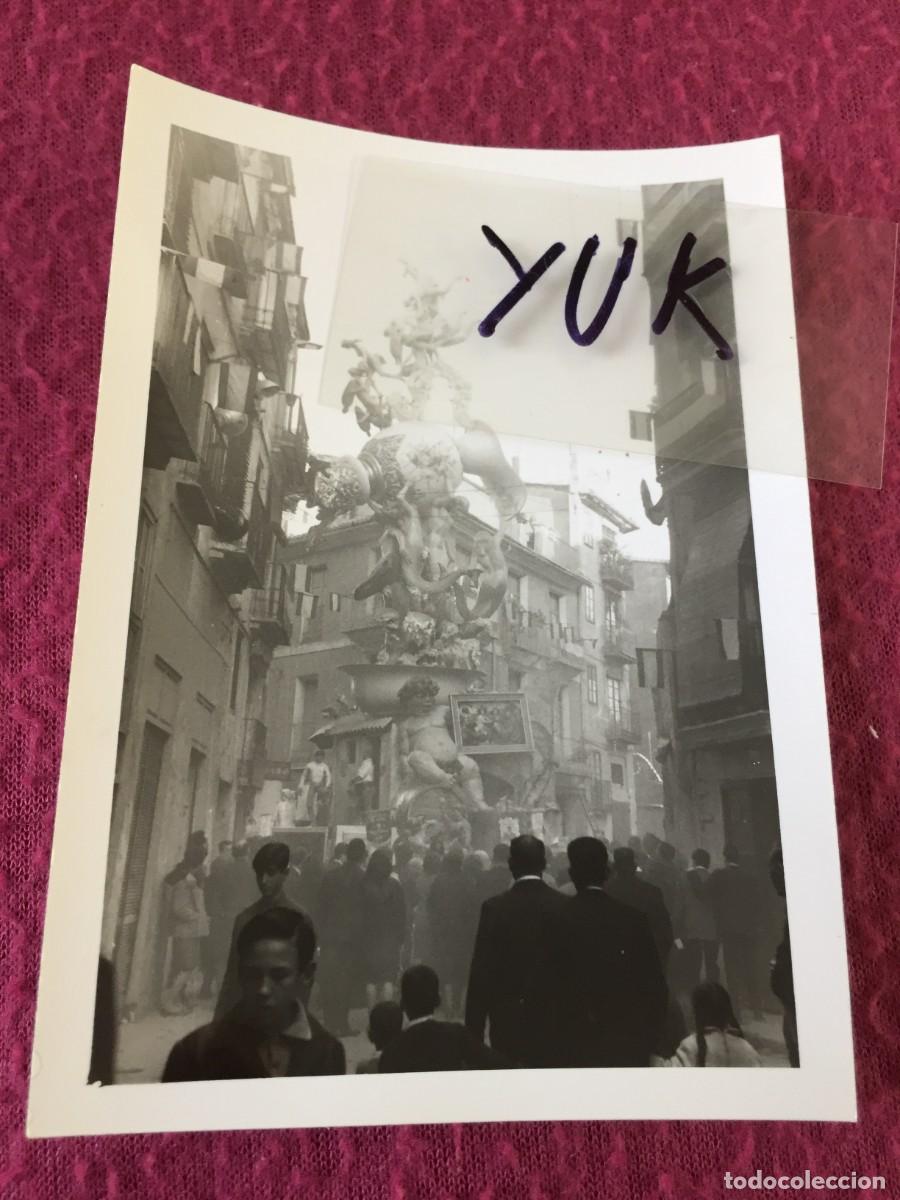 Photographie ancienne: BONITA FOTO FOTOGRAFIA DE LA FALLA DE NA JORDANA 1965 - FALLAS DE VALENCIA