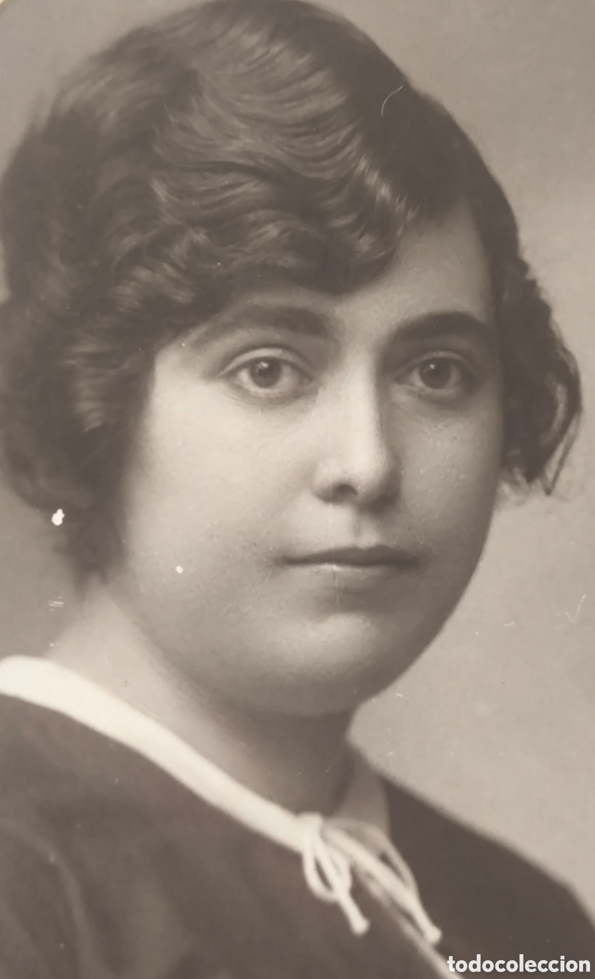 Fotograf&iacute;a antigua: FOTOGRAF&Iacute;A RETRATO DE ESTUDIO DAMA FOT&Oacute;GRAFO SKOGLER ZARAGOZA C. 1920