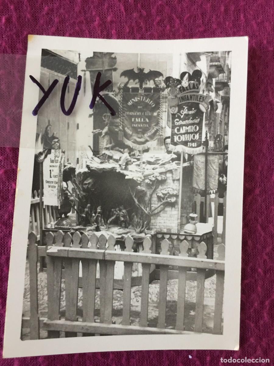 Fotograf&iacute;a antigua: BONITA FOTO FOTOGRAFIA DE UNA FALLA INFANTIL PREMIADA DEL A&Ntilde;O 1961 - FALLAS VALENCIA