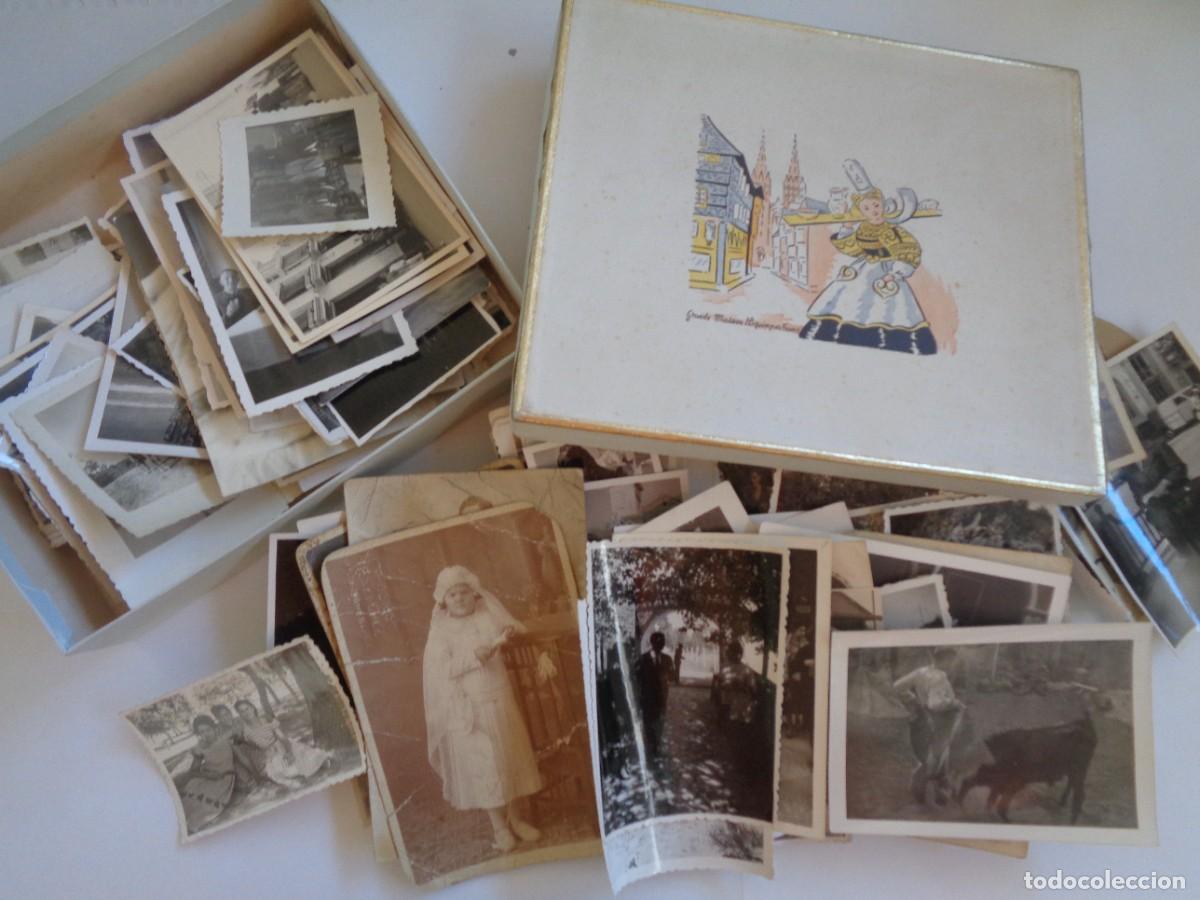 Fotograf&iacute;a antigua: LOTE DE 250 FOTOS FAMILIARES EN BLANCO Y NEGRO EN UNA BONITA CAJA DE CARTON