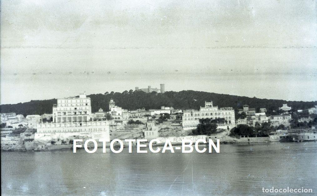 Fotograf&iacute;a antigua: NEGATIVO DE ACETATO PALMA HOTEL REINA VICTORIA MALLORCA A&Ntilde;OS 40/50
