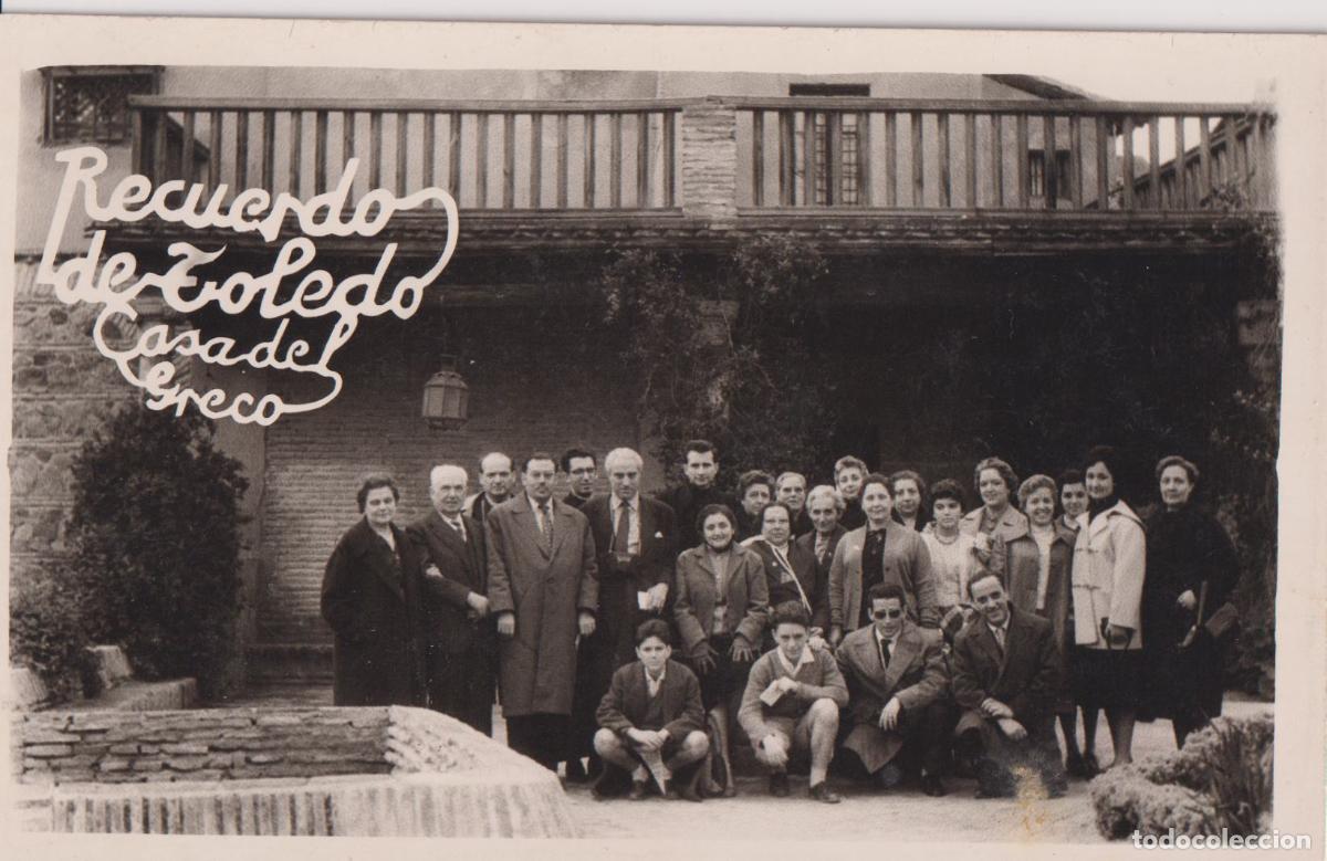 Fotograf&iacute;a antigua: RECUERDO DE TOLEDO, CASA DEL GRECO - DORSO EN BLANCO