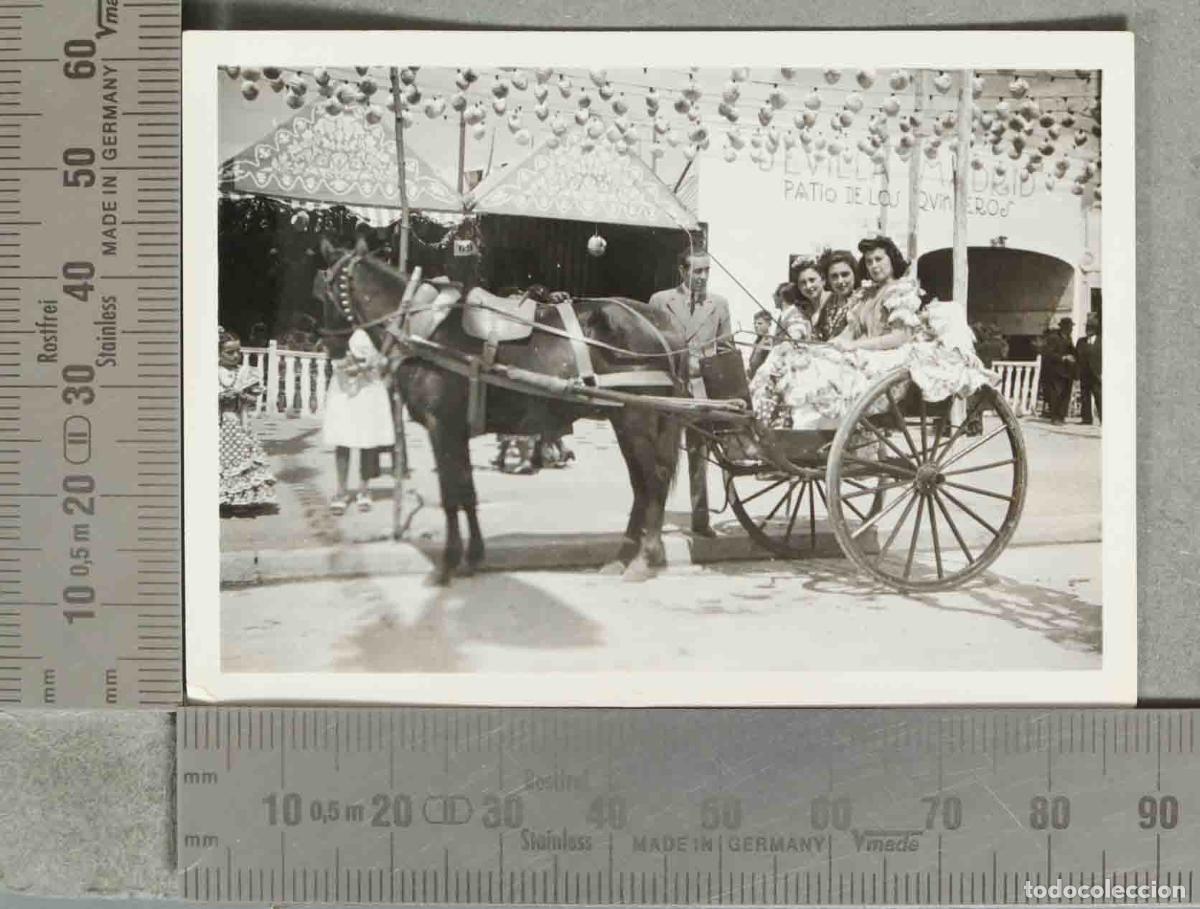 Fotografia antica: FOTOGRAFIA FERIA DE &iquest;VILLACARRILLO? hacia 1940