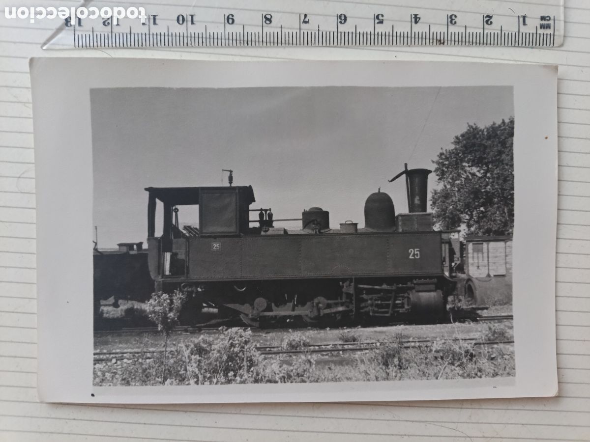 Fotograf&iacute;a antigua: Gand&iacute;a, Valencia. Ferrocarril. Foto original a&ntilde;os 60