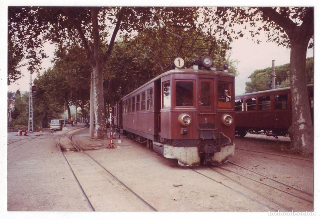 Fotograf&iacute;a antigua: Fotograf&iacute;a antigua Ferrocarril de Palma de Mallorca a S&oacute;ller (A&ntilde;os 70-80)