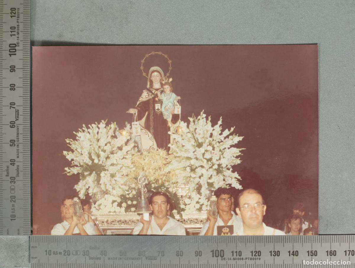 Fotograf&iacute;a antigua: FOTOGRAFIA. Procesi&oacute;n de la Virgen del Carmen