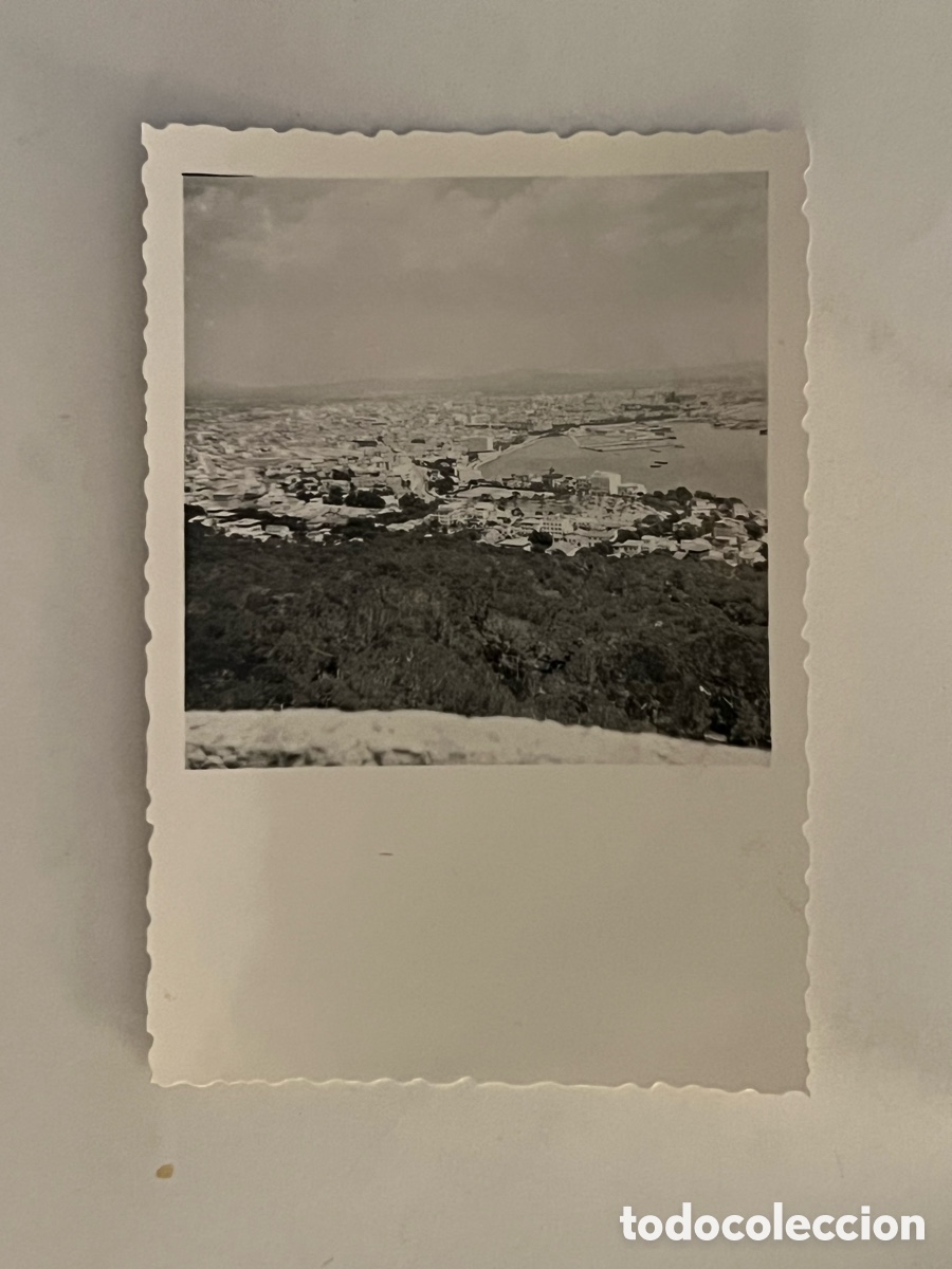 Fotograf&iacute;a antigua: PALMA DE MALLORCA. Fotograf&iacute;a Vista Panor&aacute;mica desde lo alto del Castillo de Bellver (a.1956)
