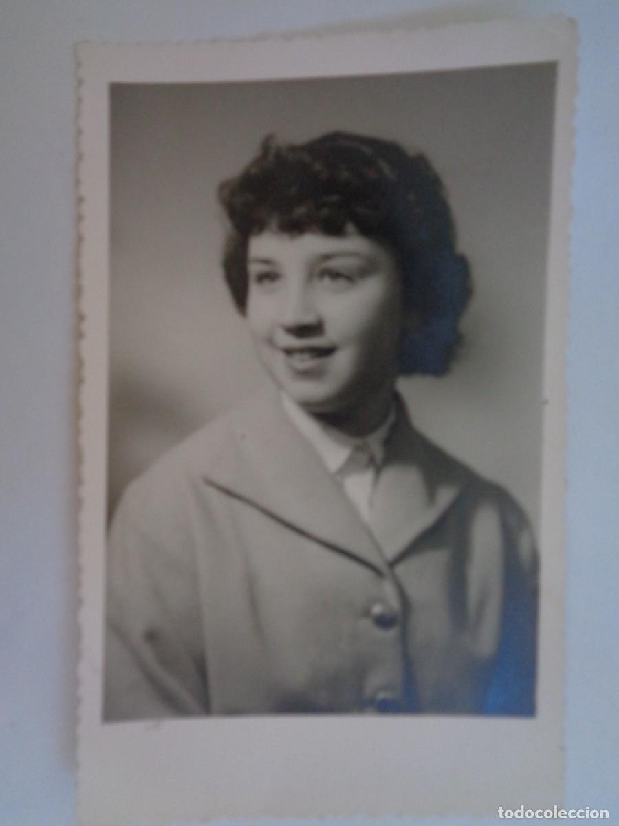 Fotograf&iacute;a antigua: PRECIOSA FOTO DE ESTUDIO DE CHICA , 1957 . DE TERAN , SEVILLA