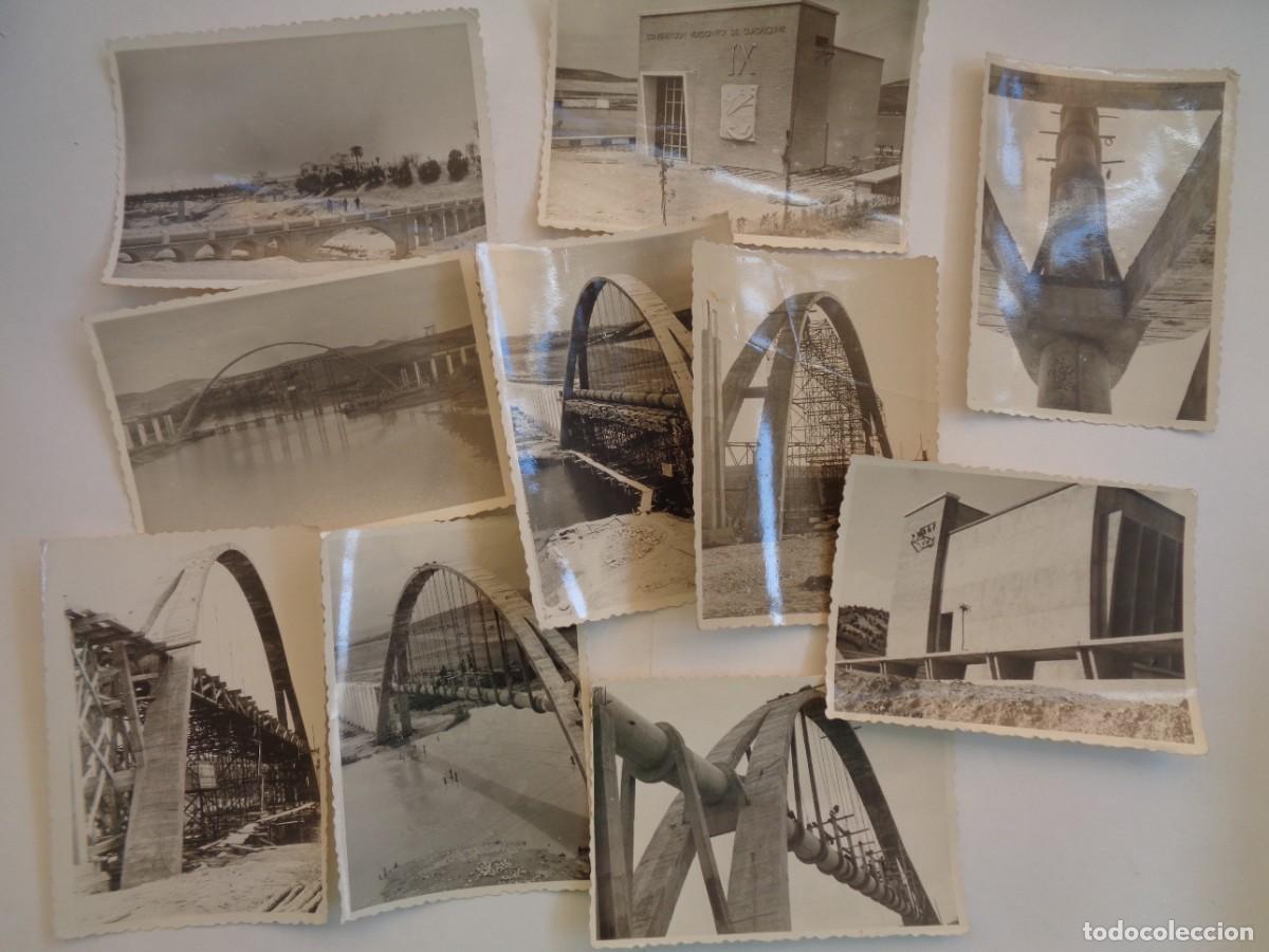 Fotograf&iacute;a antigua: LOTE 10 FOTOS CONTRUCCION PUENTE, ETC. CONFEDERACION HIDROGRAFICA GUADALQUIVIR. DE JOAQUIN, UBEDA