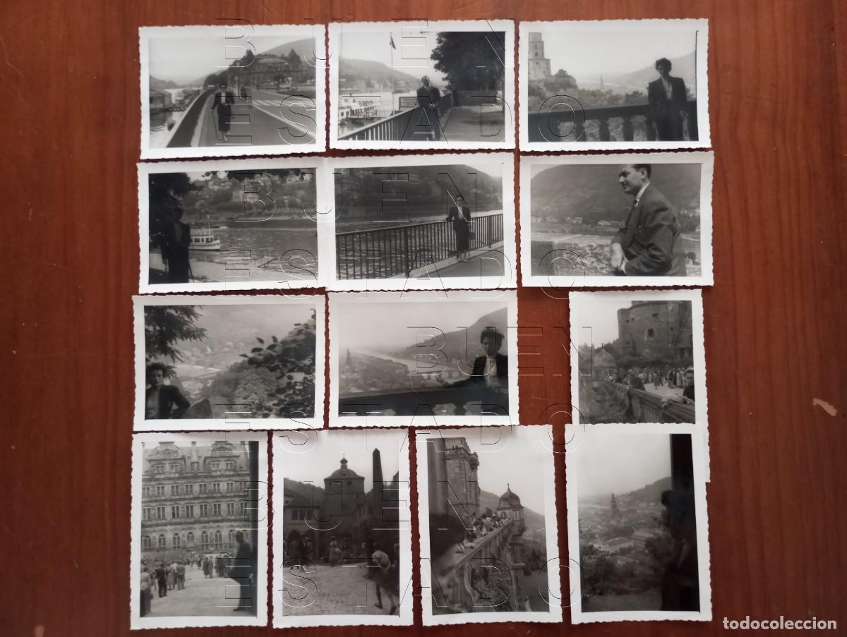 Fotograf&iacute;a antigua: HEIDELBERG 13 FOTOGRAFIAS UNICAS 1954 FAMILIA ALTA SOCIEDAD DE SEVILLA U87