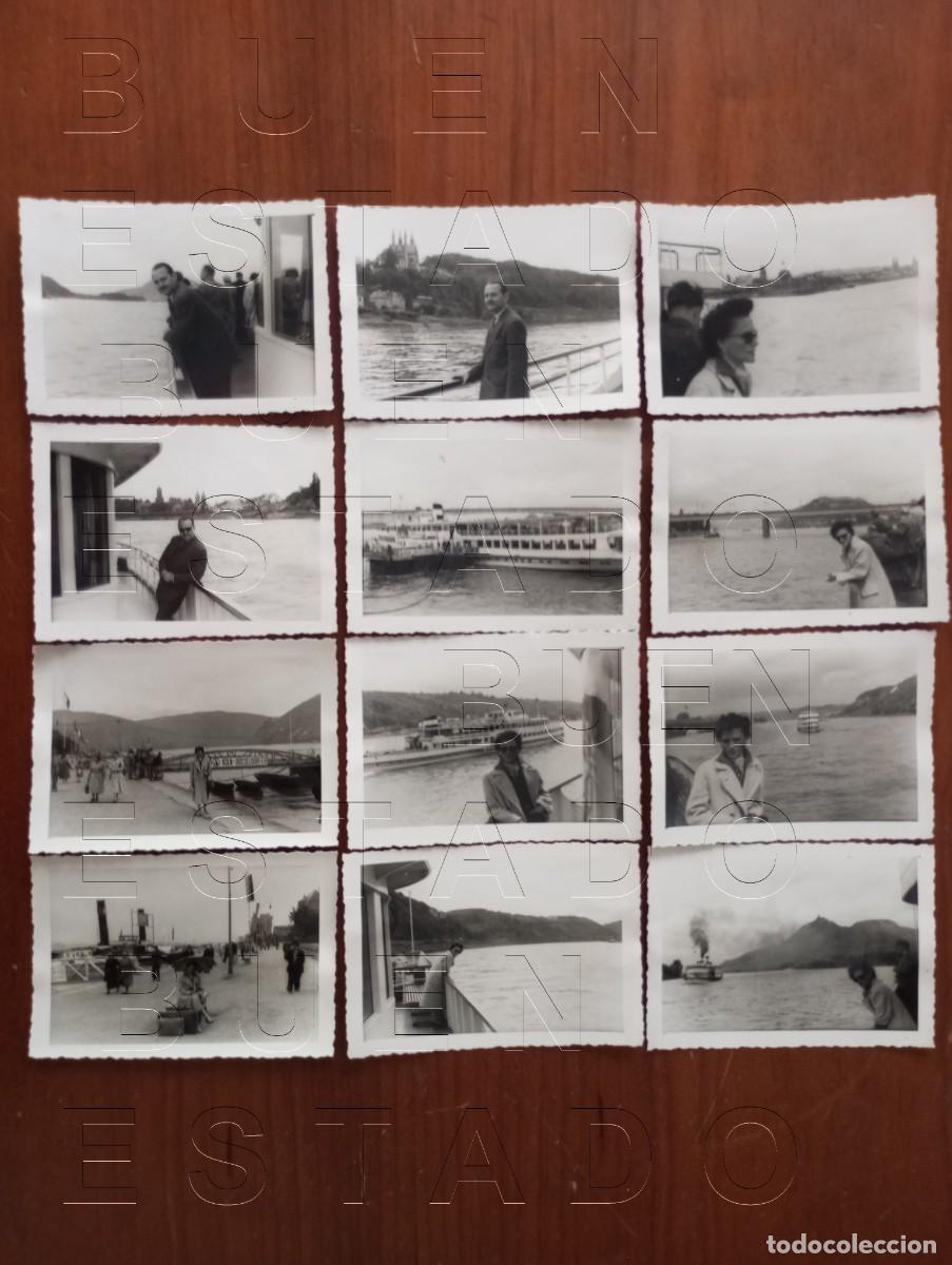 Fotograf&iacute;a antigua: VIAJE POR EL RHIN 12 FOTOGRAFIAS UNICAS 1954 FAMILIA ALTA SOCIEDAD DE SEVILLA U87